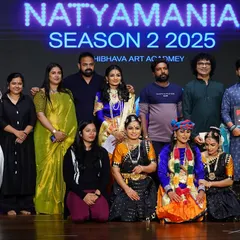 Our core team and special guests at "NATYAMANIA SEASON 2". A moment to celebrate the successful culmination of months of hard work and dedication.