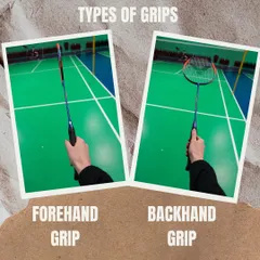 Mastering the grip is the first step to mastering the game. Here we show the fundamental difference between the forehand grip and the backhand grip.