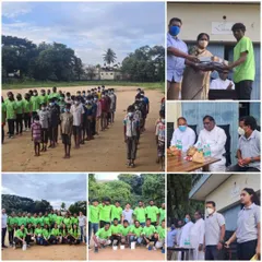 A collage from our reunion and felicitation event, celebrating the achievements of our players in both sports and education after a long break.