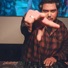 A different angle of me pointing at the crowd, making a direct connection. It's personal and engaging.
