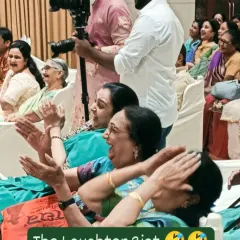 This picture says it all. My goal is to create a space where everyone, from the youngest to the oldest, can let go and share a moment of pure, unadulterated joy. This is the laughter riot I live for.