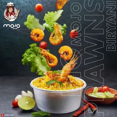 For seafood lovers, the Big Mojo Prawns Biryani is a fantastic choice. It's loaded with juicy prawns and aromatic spices.
