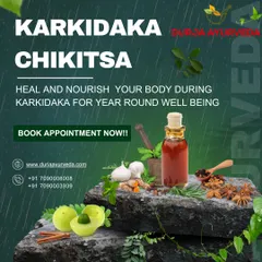 Heal and nourish your body during the Karkidaka season for year-round well-being. Our treatments use fresh, potent ingredients like amla, garlic, and turmeric to support your health.