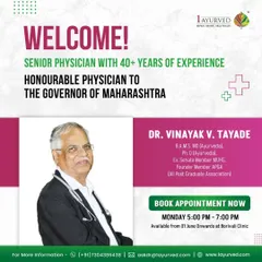 We are honored to have Dr. Vinayak V. Tayade, a senior physician with over 40 years of experience and the Honourable Physician to the Governor of Maharashtra, as part of our team.