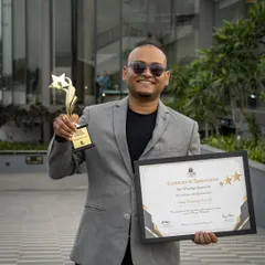Proud to be recognized for my work in the Bangalore luxury property market. This award from the Prestige Group is a testament to the results my team and I deliver.