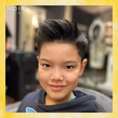 A fresh and stylish haircut for our young client. We make sure our kids' cuts are as cool and on-trend as our adult styles.