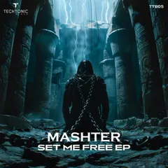 The official artwork for my "Set Me Free EP" on Techtonic Black. The visual captures the dark, minimal, and aggressive energy of the two peak-time techno tracks on the release.