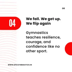 We fall, we get up, we flip again. Gymnastics teaches resilience, courage, and confidence like no other sport, preparing children to face any challenge.