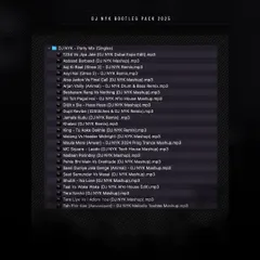 The tracklist for the 'Party Mix' singles from the 2025 Bootleg Pack. This includes many of my high energy mashups and remixes, like my takes on 'Arjan Vailly' and 'Jamala Kudu'.