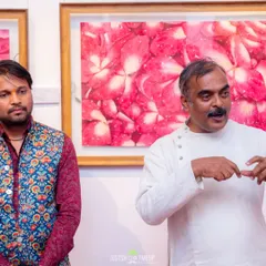 As a chief guest at the Fusion Art Exhibition, I had the pleasure of sharing insights with fellow artists. Mentorship is about being an active part of the art community.