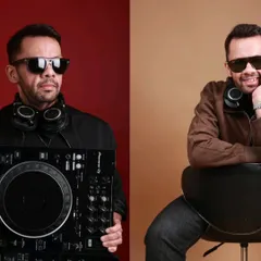 A collage showing two sides of my persona: the focused artist and the happy performer. I bring both professionalism and fun to every event.