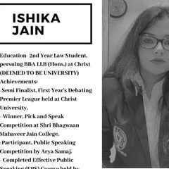 To ensure the best learning experience, I collaborate with qualified educators. This is the profile of Ishika Jain, a law student with extensive debating and public speaking experience who organized one of our workshops.
