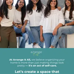 Our team believes that organizing your home is a powerful act of self-care. We are here to help you create a space that truly supports your well-being.