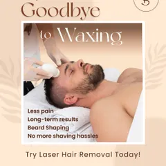 For my male clients, constant shaving and waxing for beard shaping can lead to irritation. I use precise laser technology to create clean beard lines and permanently reduce unwanted hair, which is a long term solution for a sharp, well groomed look.