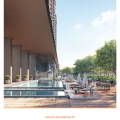 The 80,000 sq.ft. clubhouse at Kutumb unfolds as a private members' retreat. The swimming pool and al fresco lounges are seamlessly integrated with the landscape, offering a resort-like experience that elevates leisure to an art form.