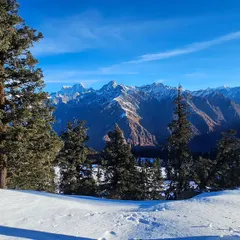 The view of the Himalayas from our trail on the Kuari Pass trek. The reward for training hard is getting to witness these incredible, crisp winter panoramas. My job is to make sure you're fit enough to get there.