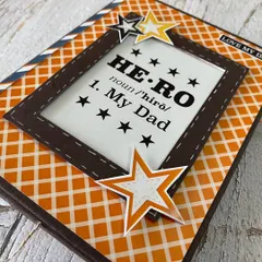 For the dad who is a true hero, this album cover says it all. We designed it with a dictionary-style definition of "Hero: My Dad," making it a powerful and emotional statement.