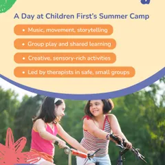 A day at our Summer Camp is packed with creative, sensory-rich activities. Led by our therapists in safe, small groups, children engage in music, movement, storytelling, and group play, ensuring a day of shared learning and fun.