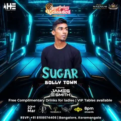 Spinning at Sugar Factory for a 'Sugar Bolly Town' night. I'm known for my Bollywood and Punjabi DJ sets that get the party going.