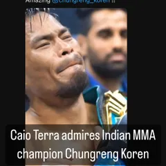 Project Battlefit athlete Chungreng Koren, who missed his Road To UFC chance due to contracts, earns appreciation from BJJ legend Caio Terra. His journey from a farmer to an MMA champion is a testament to his work ethic.