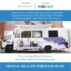 Welcome to India's first Mobile Music Classroom and Recording Studio. We believe music should be accessible to all, so we built a classroom on wheels to bring a professional studio experience, performance stage, and a world of possibility right to the children's doorstep.