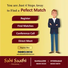 I have simplified the path to finding your perfect match into four clear steps: Register, Find Matches, Conference Call, and Direct Meet. My goal is to make the process straightforward and stress free.