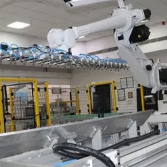 A robotic arm at our Bangalore facility handles the delicate process of cell stringing. This level of automation ensures consistent quality and performance for every solar panel we manufacture under the Orb Energy brand.
