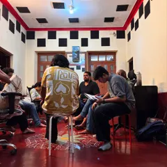 Week 2 of our Big Step Spotlight workshop in session. Here, participants are gathered at our Jayanagar studio, diving into the fundamentals of script analysis and the process of building a narrative.