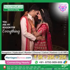 "You are my reason for everything." A happy couple from my DoctorSShadi service. Finding a life partner who supports your demanding career as a doctor is essential for a balanced life.
