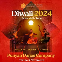 We were honored to present "Abha," our retelling of the Ramayana, at the prestigious Teatro Astra in Torino, Italy. This poster represents our commitment to bringing high quality Indian classical dance to international venues.