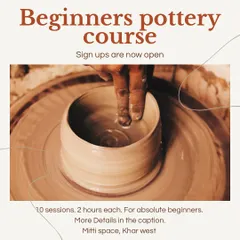 Our beginner's pottery course is the perfect starting point. In 10 sessions, you'll get a complete overview of ceramics, learning hand-building techniques and getting an introduction to the potter's wheel. Sign-ups are now open.
