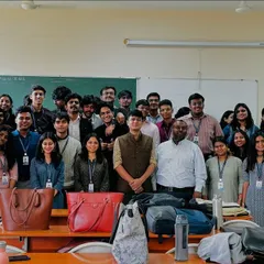 A full circle moment, returning to my alma mater, Christ University, to deliver a guest lecture to final-year BBA students on "Building a Business That Runs Without You."