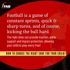 Football is a game of sprints, sharp turns, and hard kicks. The right shoe provides crucial traction, ankle support, and impact protection, allowing your child to play worry-free.