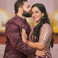 A tender, candid moment during an engagement ceremony. We focus on capturing the genuine emotions and quiet interactions that make your celebration unique, preserving the real feelings of the day.