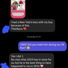 This is why I do what I do. A real message from someone who found their person at one of my events. Sometimes it’s a new friend, and sometimes, it’s the start of a love story.