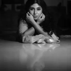 A photo that accompanied my reflections on the Natya Shastra. I constantly question the role of 'aharya' (costume and makeup) and whether it transforms us or is an extension of an identity we already possess.