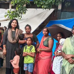 During the heavy Mumbai monsoons, I stood with these pavement dwellers who were being forced to vacate their makeshift homes. It is a deplorable situation when children's school bags are confiscated while skyscrapers are built nearby. My work involves being on the ground, listening to their plight, and using legal channels to fight for their right to shelter.