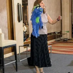 Performing with Jack at a show in Coimbatore. Our dynamic is a mix of my cheerful personality and his cynical humor, which audiences of all ages find entertaining.