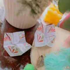 We even personalized the paper fortune tellers with the event's hashtag, creating a fun, nostalgic, and interactive element for guests to enjoy.