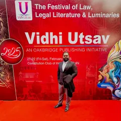 Attending Vidhi Utsav 2025
At the Festival of Law, Legal Literature & Luminaries, an event that brings together the best minds in the legal field.
