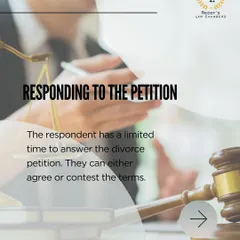 The responding spouse has a specific timeframe to answer the divorce petition. They can either agree to the terms for a mutual consent divorce or contest them, leading to a contested divorce case.