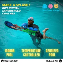 Our experienced coaches are passionate about teaching. Here you can see one of our instructors providing one-on-one guidance, ensuring every child learns to float and swim with confidence.