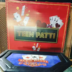 Are you planning a cards party for Diwali? We've got you covered with our 'Teen Patti' game tables. It's the perfect addition to any festive gathering or casino-themed event.