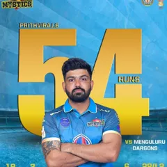 Prithviraj Shekhawat smashing the fastest fifty of the Maharaja Trophy, scoring 54 runs in just 19 balls. His explosive performance on a professional stage is an inspiration to all our trainees.