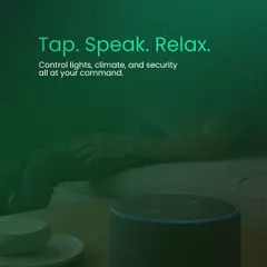 My smart home philosophy is simple: Tap. Speak. Relax. I set up your home so you can use voice commands to control not just your curtains, but also your lights, climate, and security systems.