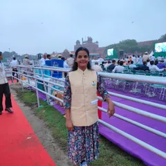 Another proud moment as our teacher, Prof. Reeta Rajak, attends the Independence Day celebration at the Red Fort. Such recognitions inspire our entire community.
