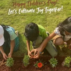 Happy Children's Day! This image captures the spirit of cultivating joy together. I design garden projects that the whole family can participate in, creating lasting memories and a beautiful space.
