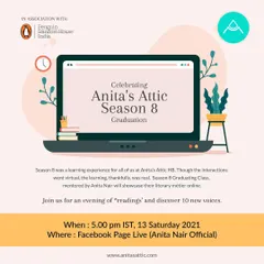An invitation to the virtual graduation for our Season 8 writers. This event was a testament to the fact that learning and celebration can be just as real online.