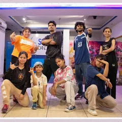 Always a great feeling to be vibing with the dance fam. This is our crew, our students, our community, all together at the studio.