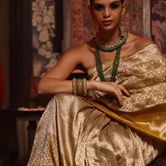 This shot from a campaign for luxury ethnic wear brand Soho Begum shows how our studio can be styled for rich, editorial fashion shoots. The space allows for elaborate set designs, making your collection look absolutely regal.